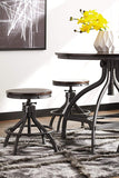 Ashley Furniture Signature Design - Odium Counter Height Dining Room Table and Bar Stools