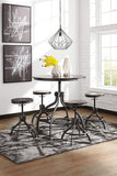 Ashley Furniture Signature Design - Odium Counter Height Dining Room Table and Bar Stools