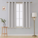 Deconovo Room Darkening Thermal Insulated Blackout Grommet Window Curtain Panel for Living Room