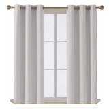 Deconovo Room Darkening Thermal Insulated Blackout Grommet Window Curtain Panel for Living Room
