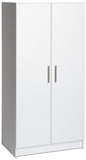 Elite 32" Storage Cabinet, White