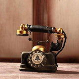 HoneyCare Large Creative Retro Decorative Phone Model, Vintage Rotary Telephone Decor Statue