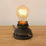 INJUICY Vintage Table Lamps, Steampunk Desk Lamp Base