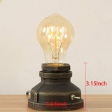 INJUICY Vintage Table Lamps, Steampunk Desk Lamp Base