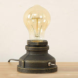 INJUICY Vintage Table Lamps, Steampunk Desk Lamp Base