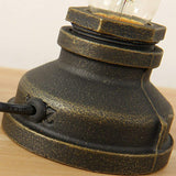 INJUICY Vintage Table Lamps, Steampunk Desk Lamp Base