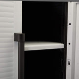 Keter Space Winner Grey, Garage Storage Cabinet with Doors and Shelves