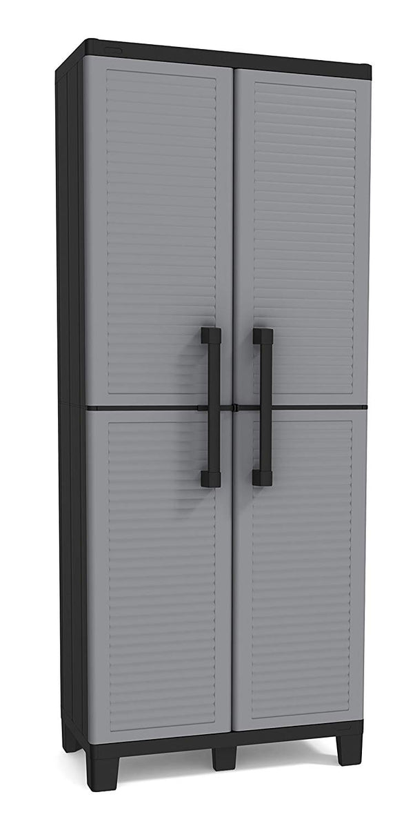 Keter Space Winner Grey, Garage Storage Cabinet with Doors and Shelves –  Pete's Home Decor & Furnishings