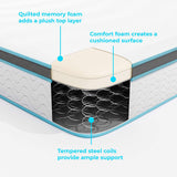 Linenspa 8 Inch Memory Foam and Innerspring Hybrid Mattress