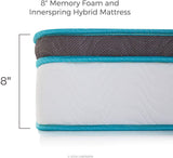 Linenspa 8 Inch Memory Foam and Innerspring Hybrid Mattress
