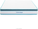 Linenspa 8 Inch Memory Foam and Innerspring Hybrid Mattress