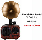 Longpro Small Portable Bluetooth Speaker Retro Vintage Phonograph Shape Home Decor