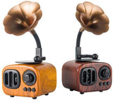 Longpro Small Portable Bluetooth Speaker Retro Vintage Phonograph Shape Home Decor