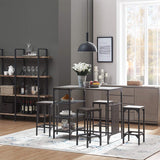 O&K FURNITURE 5-Piece Dining Room Table Set, Bar Pub Table Set