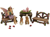 PRETMANNS Fairy Garden Fairy Accessories – Miniature Fairy Figurine & Furniture