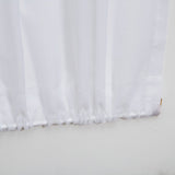 RHF Voile French Door Curtains-Set of 2 Panels, 40W by 72L Inches, Sheer White