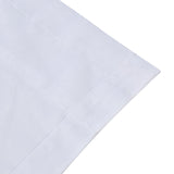 RHF Voile French Door Curtains-Set of 2 Panels, 40W by 72L Inches, Sheer White