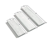 Rustic Farmhouse 3 Tier Floating Wood Shelf - Floating Wall Shelves (Set of 3)