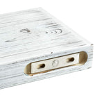 Rustic Farmhouse 3 Tier Floating Wood Shelf - Floating Wall Shelves (Set of 3)