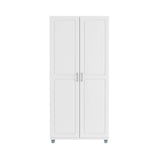 SystemBuild Kendall 36" Utility Storage Cabinet, White
