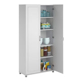 SystemBuild Kendall 36" Utility Storage Cabinet, White