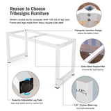 Tribesigns Computer Desk, 55 inch Large Office Desk Computer Table