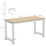Tribesigns Computer Desk, 55 inch Large Office Desk Computer Table