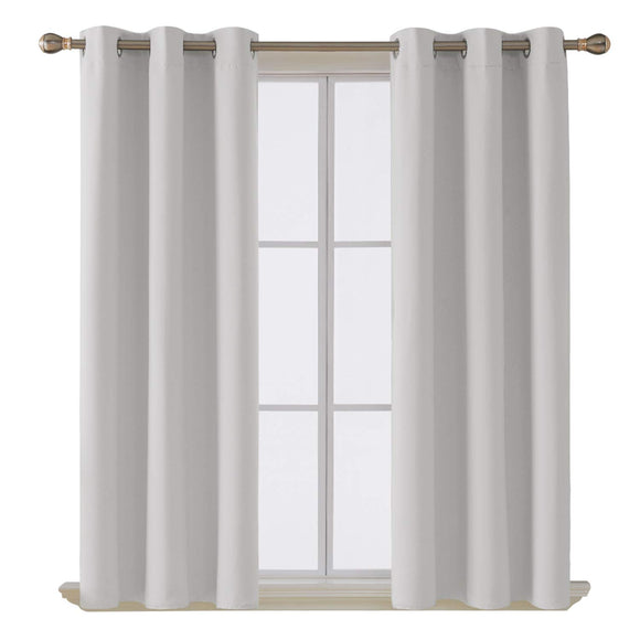 Deconovo Room Darkening Thermal Insulated Blackout Grommet Window Curtain Panel for Living Room