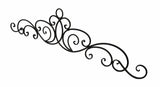 Distinctive Designs Antique Bronze Metal Elegant Scrolls Wall Pediment Set of 2