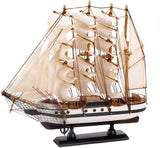 Gifts & Decor Passat Tall Ship Detailed Wooden Model Nautical Decor