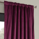 HPD Half Price Drapes VPCH-180104-108 Signature Blackout Velvet Curtain, 50 X 108, Cabernet