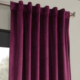 HPD Half Price Drapes VPCH-180104-108 Signature Blackout Velvet Curtain, 50 X 108, Cabernet