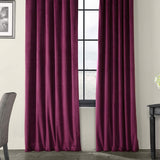 HPD Half Price Drapes VPCH-180104-108 Signature Blackout Velvet Curtain, 50 X 108, Cabernet