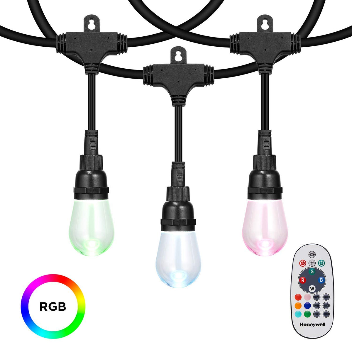 Honeywell Linkable Waterproof LED Indoor Outdoor Color Changing String Pete s Home Decor Furnishings
