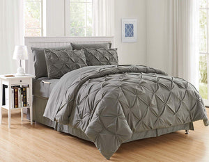 Luxury Best, Softest, Coziest 8-Piece Bed-in-a-Bag Comforter Set on Elegant Comfort