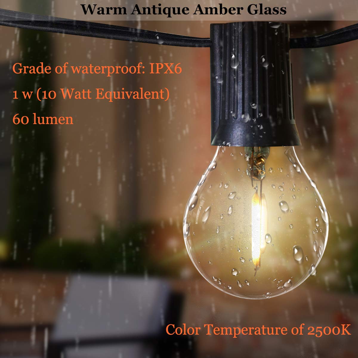 Newpow outdoor string lights sale