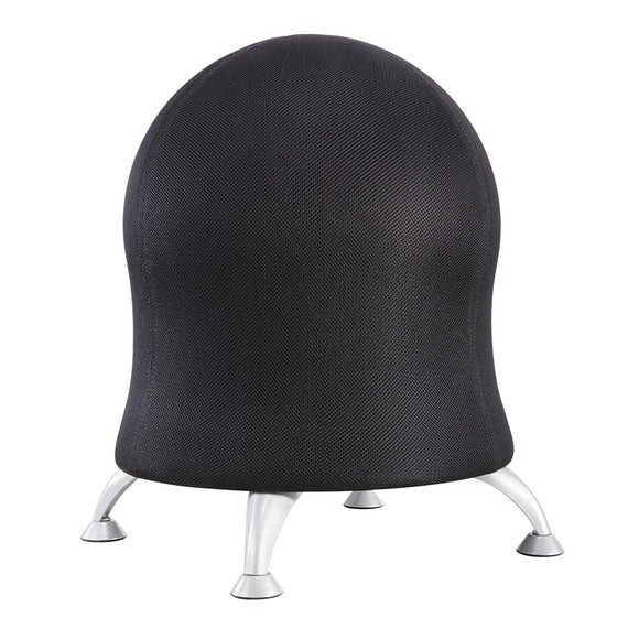 Safco Products Zenergy Ball Chair, Black, Low Profile, Active Seating