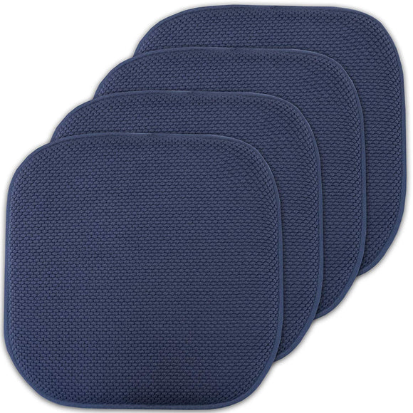 Sweet Home Collection Memory Foam Chair Cushion Honeycomb Pattern