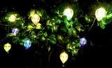 YIGUO 11FT String Lights with 10 Color Bulbs UL Listed Backyard Patio Lights Hanging Indoor-Outdoor