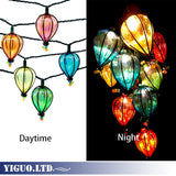 YIGUO 11FT String Lights with 10 Color Bulbs UL Listed Backyard Patio Lights Hanging Indoor-Outdoor