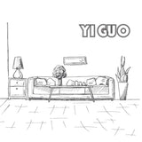 YIGUO 11FT String Lights with 10 Color Bulbs UL Listed Backyard Patio Lights Hanging Indoor-Outdoor